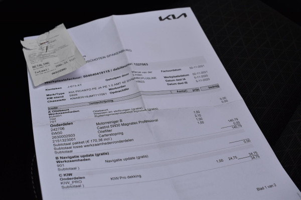 Kia Picanto 1.0 DPi ComfortLine Automaat Keyless Camera Cruise Trekhaak