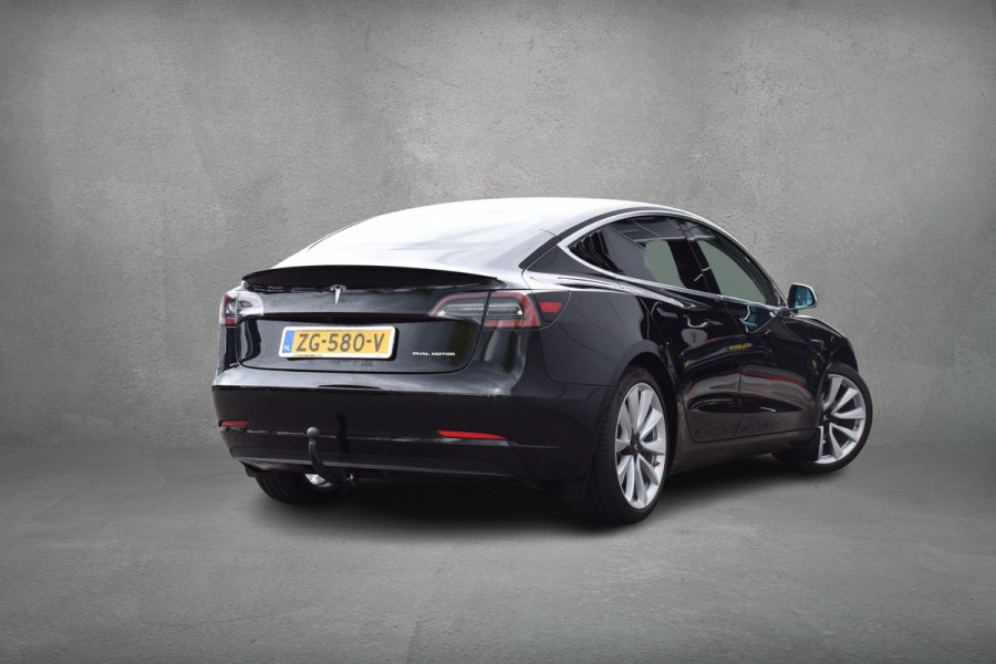 Tesla Model 3 Long Range AWD 75 kWh | Trekhaak | 19” LM | AutoPilot | Dual Motor