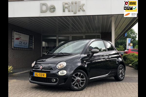 Fiat 500 0.9 TwinAir Turbo Sport 80PK | Half leder, Airco, Cruise, 15'' LMV, USB/AUX | NAP |