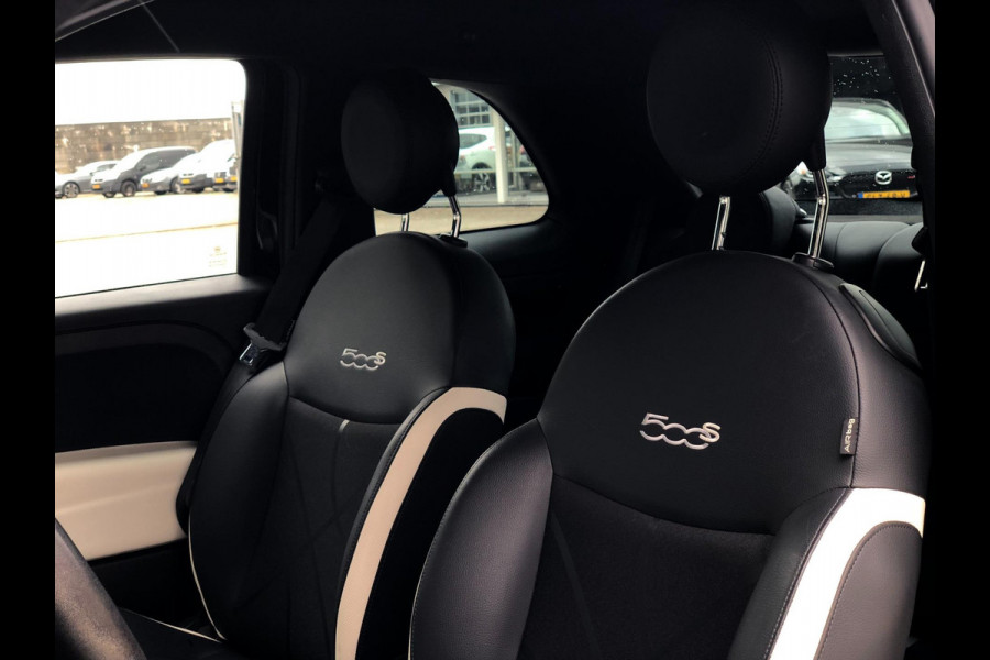 Fiat 500 0.9 TwinAir Turbo Sport 80PK | Half leder, Airco, Cruise, 15'' LMV, USB/AUX | NAP |