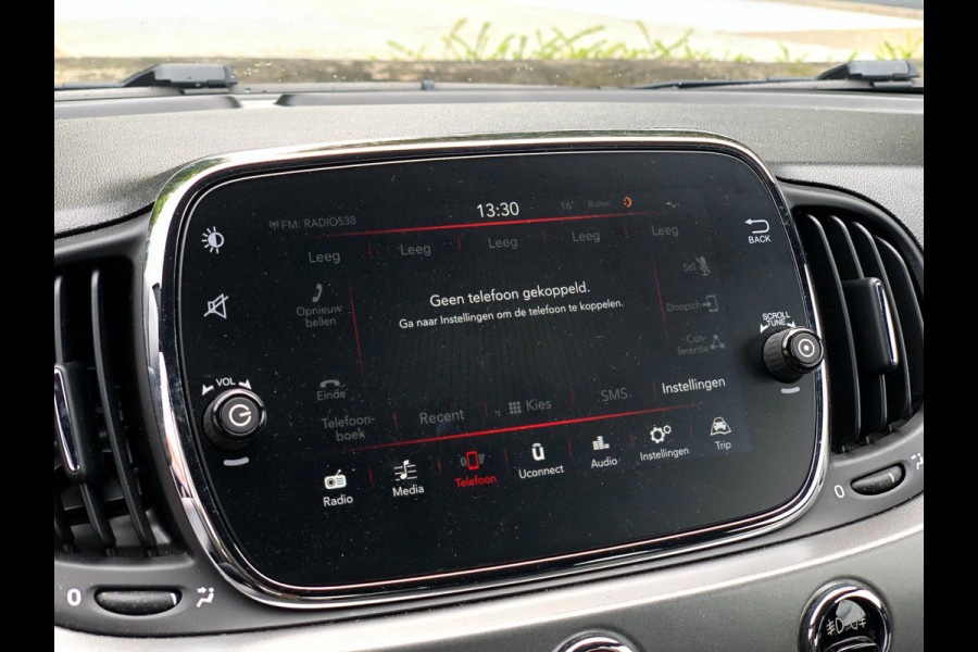 Fiat 500 0.9 TwinAir Turbo Sport 80PK | Half leder, Airco, Cruise, 15'' LMV, USB/AUX | NAP |