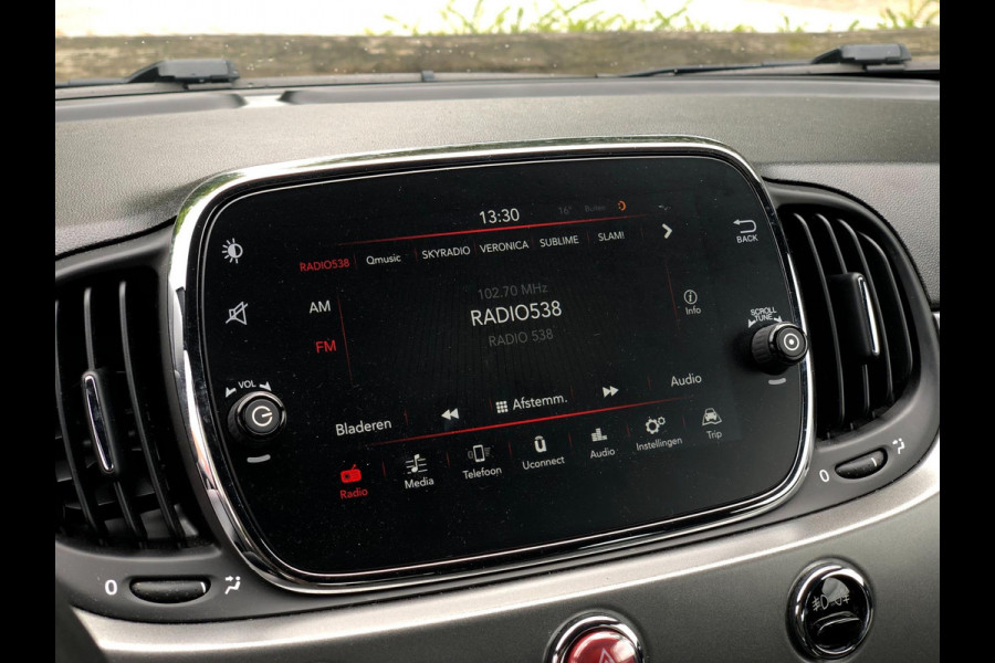Fiat 500 0.9 TwinAir Turbo Sport 80PK | Half leder, Airco, Cruise, 15'' LMV, USB/AUX | NAP |