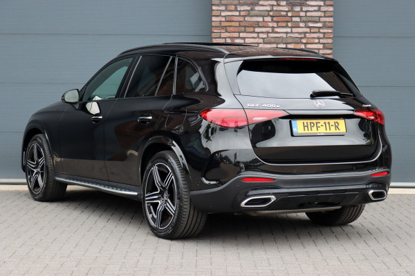 Mercedes-Benz GLC 400e 4MATIC AMG Line Aut9 | Luchtvering | Achterasbesturing | Distronic+ | Burmester | Stoelventilatie | Verwarmd Stuurwiel | Trekhaak | HUD | Leder | Digital Light | Panoramadak |