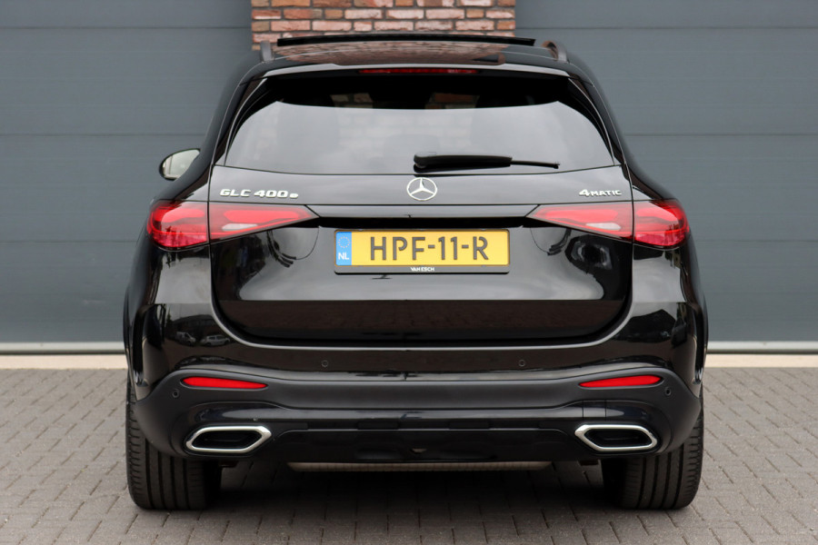 Mercedes-Benz GLC 400e 4MATIC AMG Line Aut9 | Luchtvering | Achterasbesturing | Distronic+ | Burmester | Stoelventilatie | Verwarmd Stuurwiel | Trekhaak | HUD | Leder | Digital Light | Panoramadak |