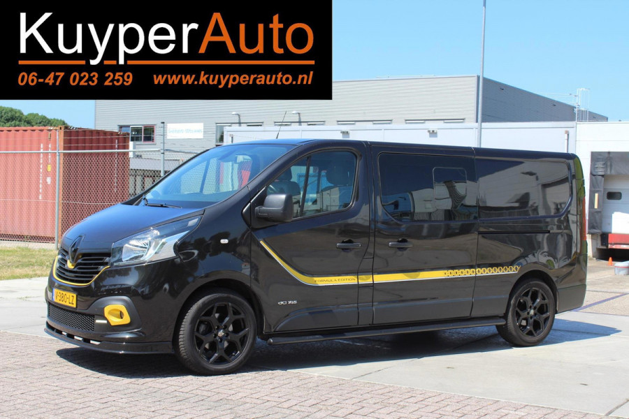 Renault Trafic 1.6 dCi T29 L2H1 DC Formula Edition Energy 5 PERS NW APK EMISSIE 6VOL LEDER CRUISE TREKHAAK DUBB. SCHUIFDEUREN