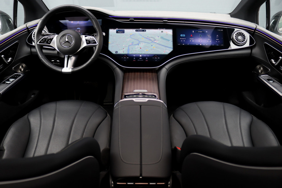 Mercedes-Benz EQE 300 AMG Line 89 kWh | Hyperscreen |  Achterasbesturing | Distronic+ | Panoramadak | Burmester | Digital Light | Verwarmd Stuurwiel | Warmtepomp | Luchtkwaliteitspakket |