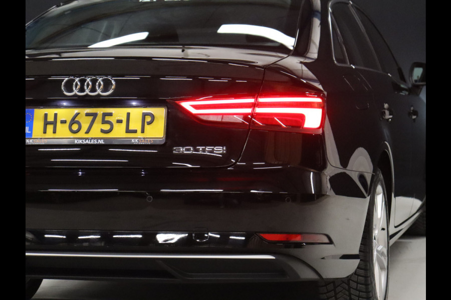 Audi A3 Limousine 30 TFSI Advance Sport *WEEKAANBIEDING* [VIRTUAL COCKPIT, SPORTSTOELEN, PDC ACHTER, NAVIGATIE, CRUISE CONTROL, CLIMATE CONTROL, NIEUWSTAAT]