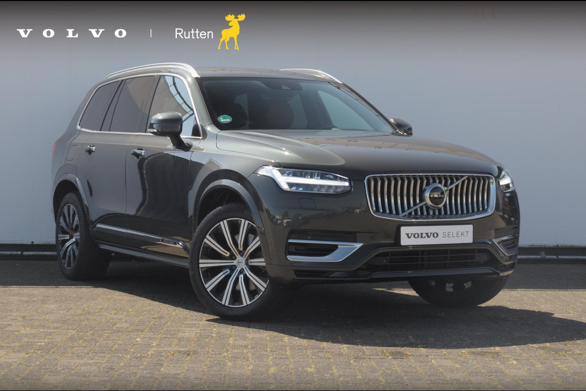 Volvo XC90 T8 390PK Automaat Recharge AWD Inscription / Adaptieve cruise control / BLIS / Parkeersensoren met 360 camera / stoel - en stuurwielverwarming / Standkachel / Trekhaak / Keyless entry / Harman Kardon audio / Elektrische stoelen