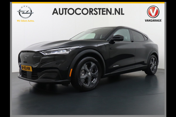 Ford Mustang Mach-E Extended RWD 98 kWh Leer Pano-Dak Auto-Pilot-Adaptive Cruise+Lane Centring Assist en Stop&Go Apple-Android Carplay 360-gr Elektr.verst.Stoelen+geheugen+Verwarmd Bang & OlufsenDual-ECC Fully Active Park Assist Elektr.Achterklep BLISS Driver Alert One-pedal-drive Lane Change Warning en Lane Centering Assist FordKeyless Entry Grootste-Accu+Bereik  59.000 nieuw
