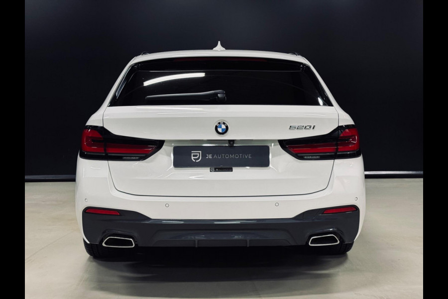 BMW 5 Serie Touring 520i 184PK High Executive M-Pakket, Pano, Laser Koplampen, Hud, Cam, Leder, Apple Carplay, Volledig Onderhoud