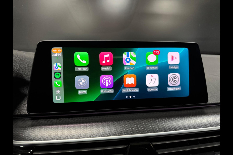 BMW 5 Serie Touring 520i 184PK High Executive M-Pakket, Pano, Laser Koplampen, Hud, Cam, Leder, Apple Carplay, Volledig Onderhoud