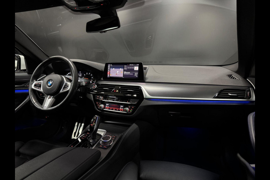 BMW 5 Serie Touring 520i 184PK High Executive M-Pakket, Pano, Laser Koplampen, Hud, Cam, Leder, Apple Carplay, Volledig Onderhoud