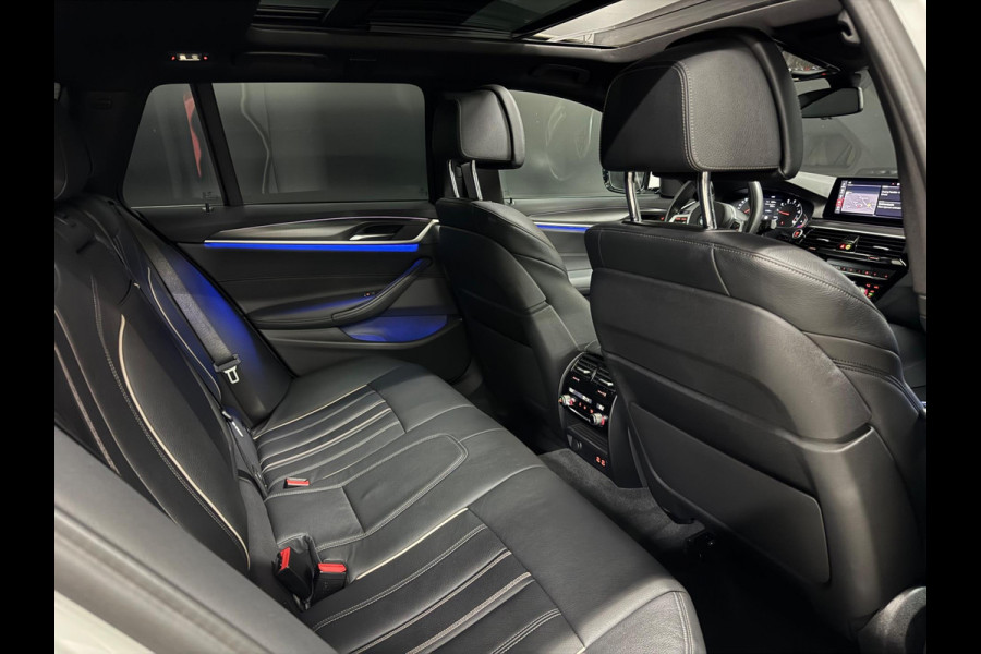 BMW 5 Serie Touring 520i 184PK High Executive M-Pakket, Pano, Laser Koplampen, Hud, Cam, Leder, Apple Carplay, Volledig Onderhoud