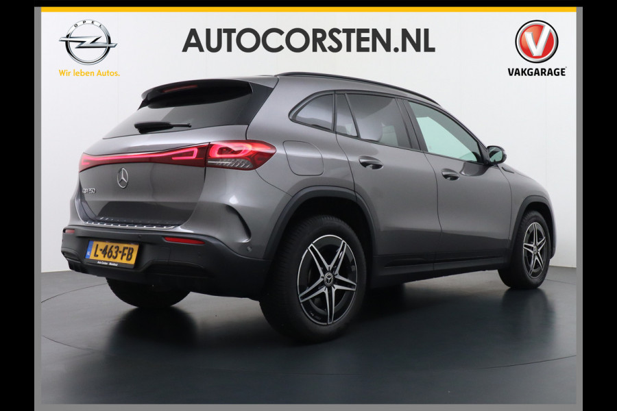 Mercedes-Benz EQA AUT. 250 67kWh AMG Camera Navi Mercedes & Me Apps Apple Carplay Android LED-high-performance WiFi-vb. Multi-Media Active-Park+Re 18" Dodehoek-assistent MBUX-infotainmentsysteem+ spraakbediening Dual-Ecc  Advance Multi-Media WiFi-vb.Licht+RegenSensor Int.Noodoproep Progressive SpoorAssist BordHerkenning Voetganger-Besch Zitcomfortpakket Alu-Dakrails Aut.Gr/Licht Actieve Rem+spoorassistent Orig.NLse auto 8jr/160dkm garantie-accu
