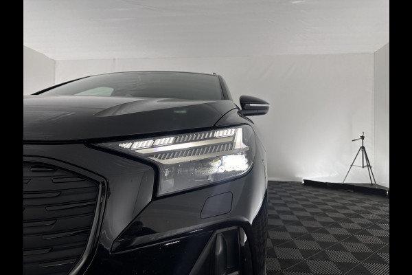 Audi Q4 e-tron 40 S edition 77 kWh S-Line-Sportpack [ 3-Fase ] (INCL-BTW) *HEAT-PUMP | LEATHER-FABRIC | MATRIX-LED | ADAPTIVE-CRUISE | AMBIENT-LIGHT | DIGI-COCKPIT | AUDI-SOUND | DAB+ | KEYLESS | SHIFT-PADDLES | CAMERA | HEATED-SPORTSEATS | 20''ALU*