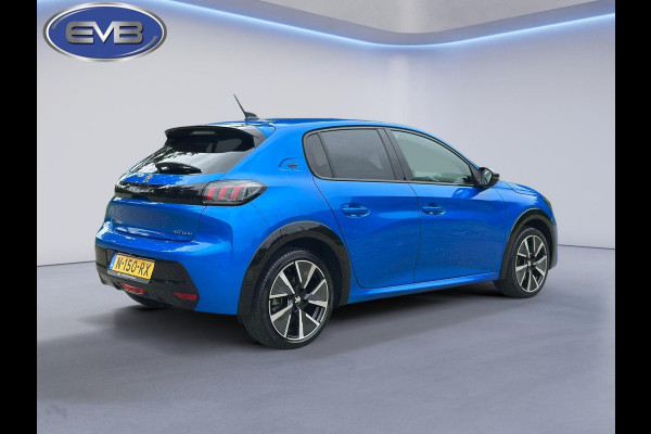 Peugeot e-208 EV GT 350 50 kWh Bleu vertigo, vele opties, achteruitrijcamera, LED verlichting, stoelverwarming