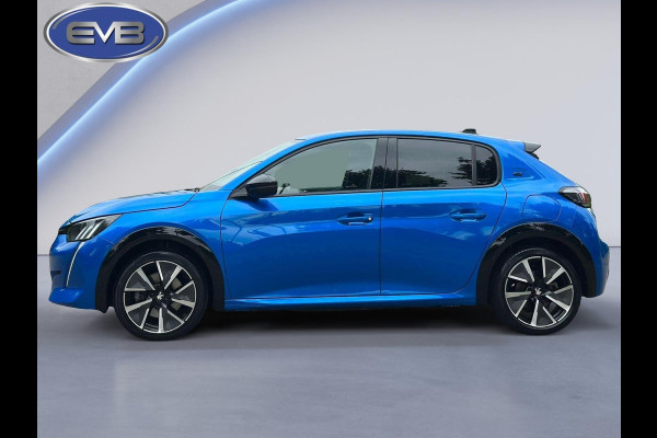 Peugeot e-208 EV GT 350 50 kWh Bleu vertigo, vele opties, achteruitrijcamera, LED verlichting, stoelverwarming