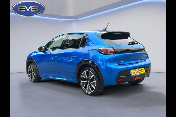 Peugeot e-208 EV GT 350 50 kWh Bleu vertigo, vele opties, achteruitrijcamera, LED verlichting, stoelverwarming
