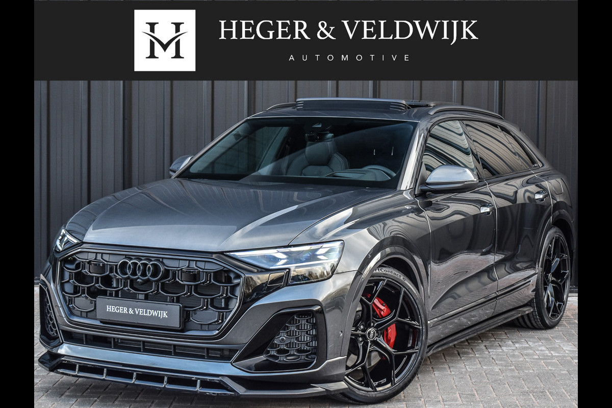 Audi Q8 STYLING + RS VELGEN ZWART 55TFSI e QUATTRO PRO LINE S COMPETITION | S-SEATS | PANORAMADAK | 4 WIEL BESTURING | B&O SOUND | HEAD- Audi Q8 STYLING + RS VELGEN ZWART 55TFSI e QUATTRO PRO LINE S COMPETITION | S-SEATS | PANORAMADAK | 4 WIEL BESTURING | B&O SOUND | HEAD-