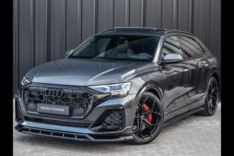 Audi Q8 STYLING + RS VELGEN ZWART 55TFSI e QUATTRO PRO LINE S COMPETITION | S-SEATS | PANORAMADAK | 4 WIEL BESTURING | B&O SOUND | HEAD-