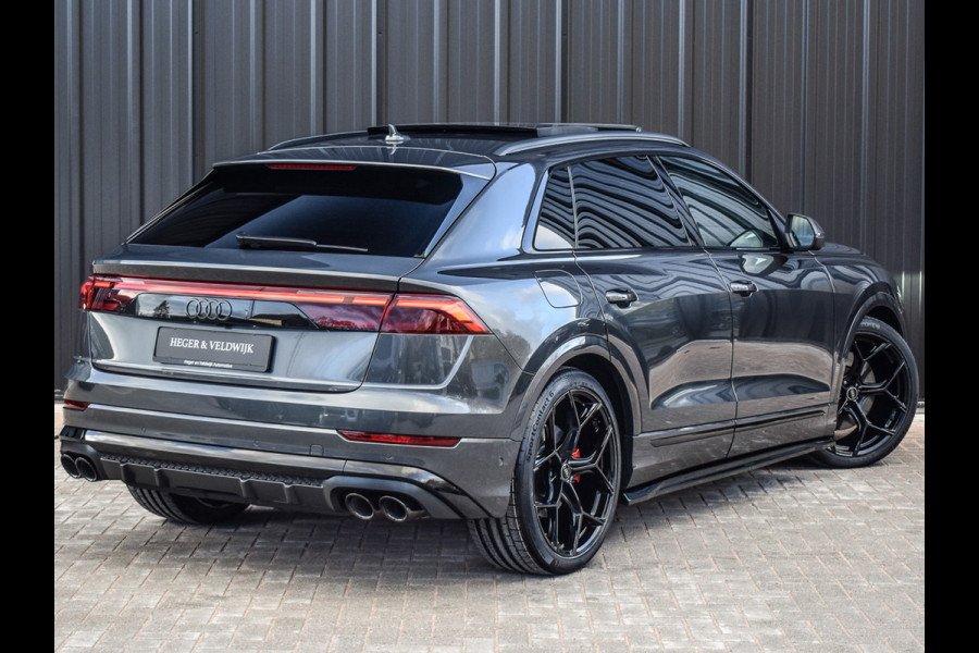 Audi Q8 STYLING + RS VELGEN ZWART 55TFSI e QUATTRO PRO LINE S COMPETITION | S-SEATS | PANORAMADAK | 4 WIEL BESTURING | B&O SOUND | HEAD-