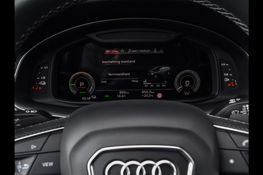 Audi Q8 STYLING + RS VELGEN ZWART 55TFSI e QUATTRO PRO LINE S COMPETITION | S-SEATS | PANORAMADAK | 4 WIEL BESTURING | B&O SOUND | HEAD-