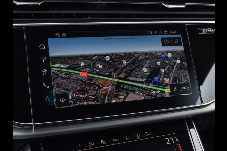 Audi Q8 STYLING + RS VELGEN ZWART 55TFSI e QUATTRO PRO LINE S COMPETITION | S-SEATS | PANORAMADAK | 4 WIEL BESTURING | B&O SOUND | HEAD-