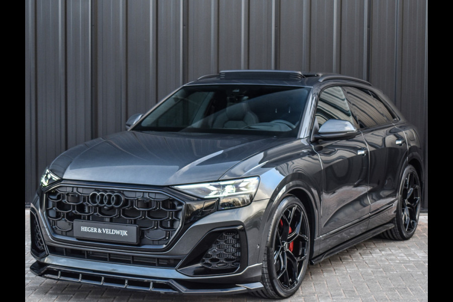 Audi Q8 STYLING + RS VELGEN ZWART 55TFSI e QUATTRO PRO LINE S COMPETITION | S-SEATS | PANORAMADAK | 4 WIEL BESTURING | B&O SOUND | HEAD-