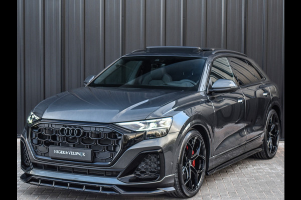Audi Q8 STYLING + RS VELGEN ZWART 55TFSI e QUATTRO PRO LINE S COMPETITION | S-SEATS | PANORAMADAK | 4 WIEL BESTURING | B&O SOUND | HEAD-