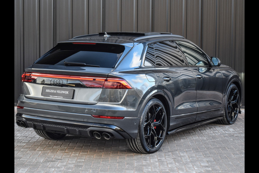 Audi Q8 STYLING + RS VELGEN ZWART 55TFSI e QUATTRO PRO LINE S COMPETITION | S-SEATS | PANORAMADAK | 4 WIEL BESTURING | B&O SOUND | HEAD-