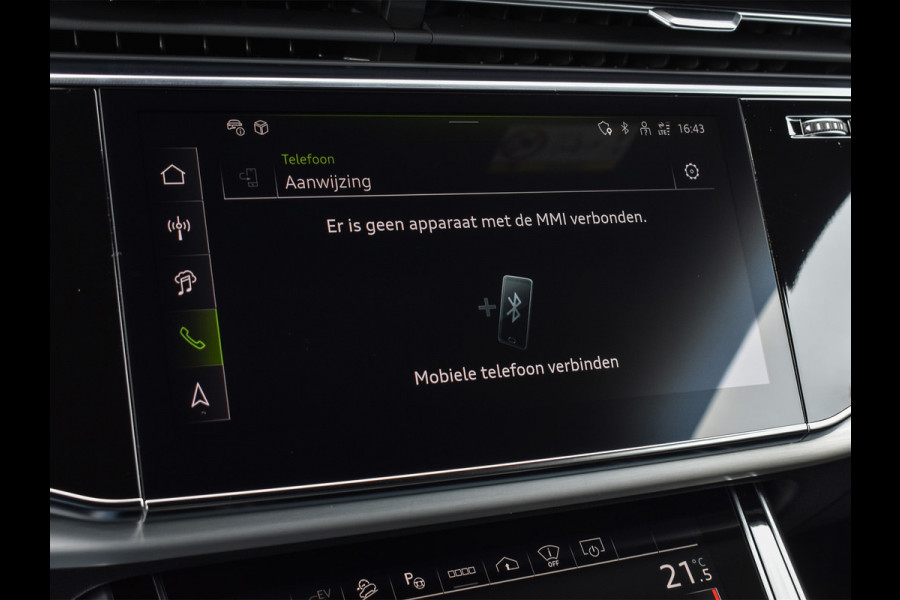 Audi Q8 STYLING + RS VELGEN ZWART 55TFSI e QUATTRO PRO LINE S COMPETITION | S-SEATS | PANORAMADAK | 4 WIEL BESTURING | B&O SOUND | HEAD-