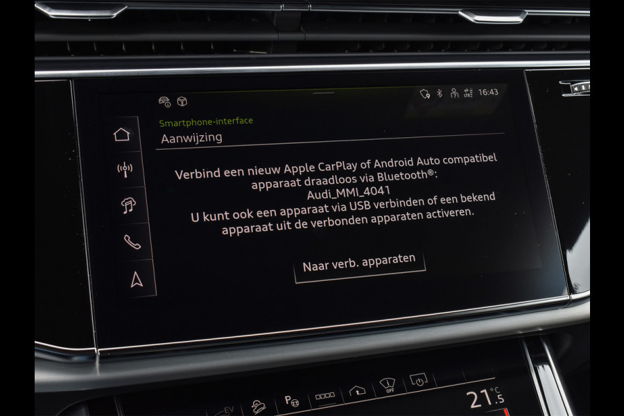 Audi Q8 STYLING + RS VELGEN ZWART 55TFSI e QUATTRO PRO LINE S COMPETITION | S-SEATS | PANORAMADAK | 4 WIEL BESTURING | B&O SOUND | HEAD-