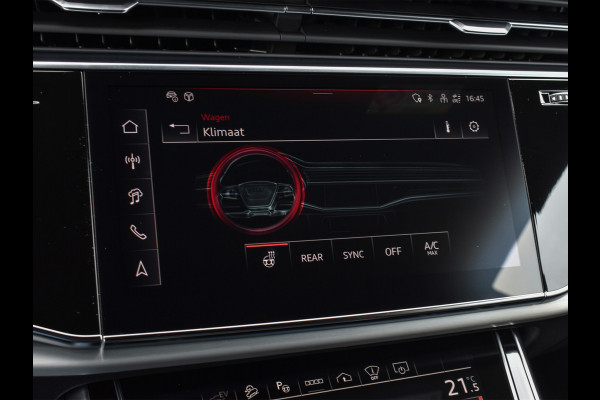 Audi Q8 STYLING + RS VELGEN ZWART 55TFSI e QUATTRO PRO LINE S COMPETITION | S-SEATS | PANORAMADAK | 4 WIEL BESTURING | B&O SOUND | HEAD-