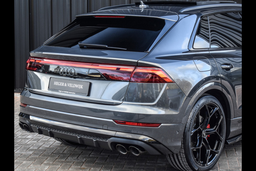 Audi Q8 STYLING + RS VELGEN ZWART 55TFSI e QUATTRO PRO LINE S COMPETITION | S-SEATS | PANORAMADAK | 4 WIEL BESTURING | B&O SOUND | HEAD-