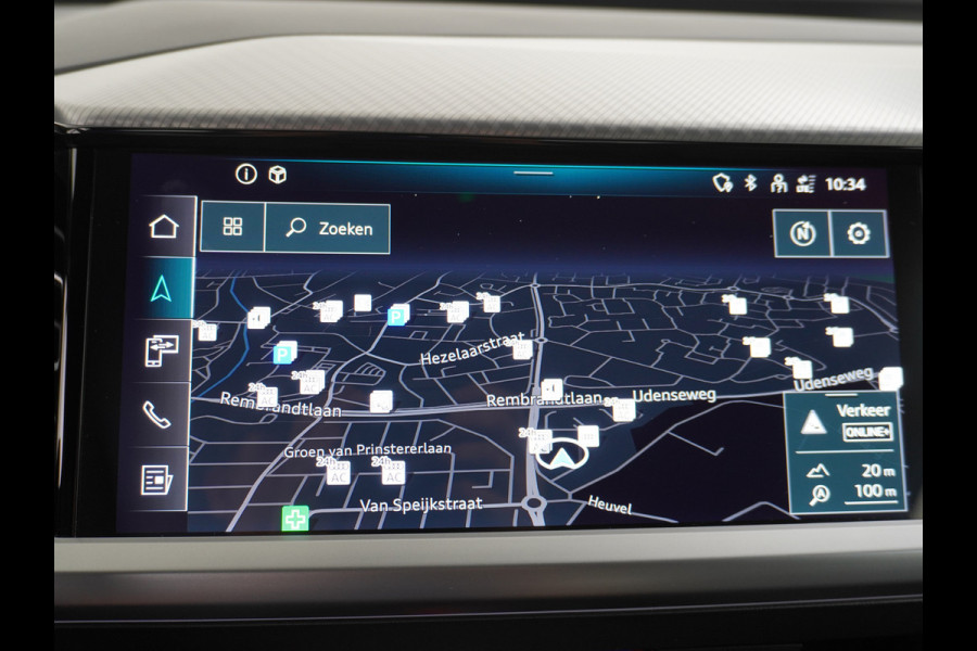 Audi Q4 e-tron 40 204pk 77kWh Adap.Cruise Sport-St. 20" Apple Carplay Android Camera Navi Matrix Led Elek.Achterklep Trekhaak Ecc Stoelverwarmi Audi sound system Assistentiepakketten-Parking/Tour/Plus 1e Eigenaar Origineel Nederlandse Auto 1.000kg trekvermogen € 63.000nieuw
