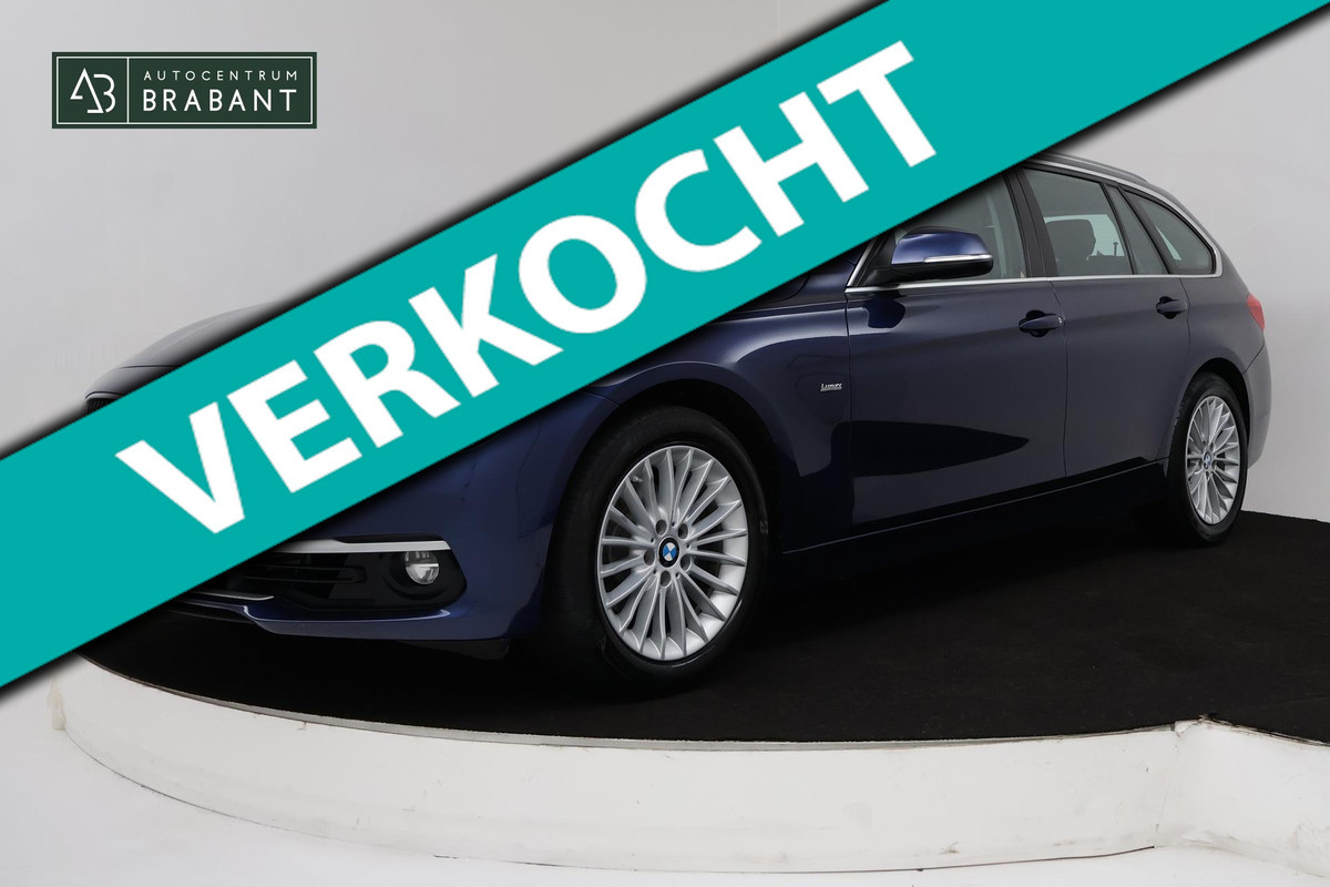 BMW 3 Serie Touring 318i Luxury Edition (CRUISE CONTROL, NAVIGATIE, PARKEERSENSOREN, STOELVERWARMING, NL-AUTO)