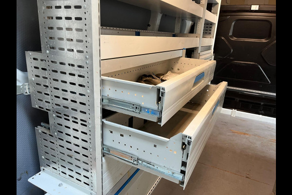Ford Transit Custom SERVICEWAGEN LANG / HOOG 310 2.0 TDCI EURO6 L2H2 TREND SORTIMO KASTEN V230 OMVORMER TREKHAAK RIJKLAARPRIJS!