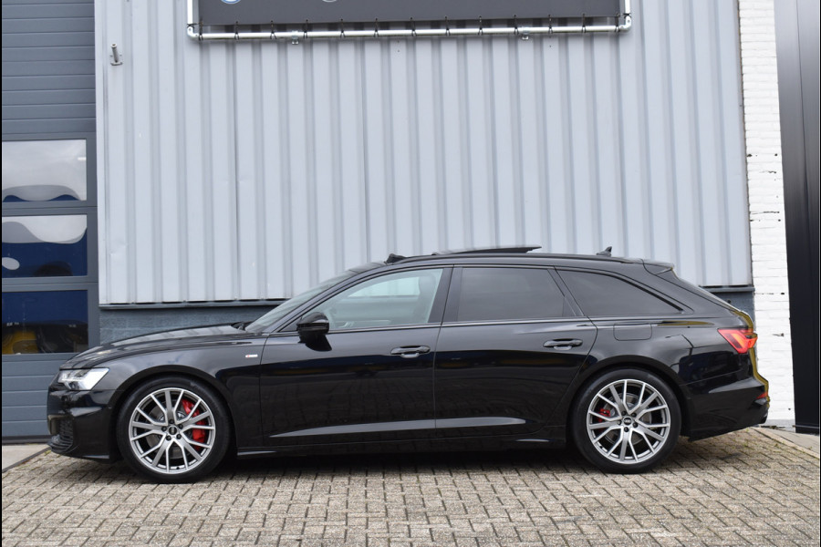 Audi A6 Avant 55 TFSI e Quattro 367 Pk S-Line Pano Leder Hud Matrix HD Keyless S6 Pakket 360 Camera 20 Inch
