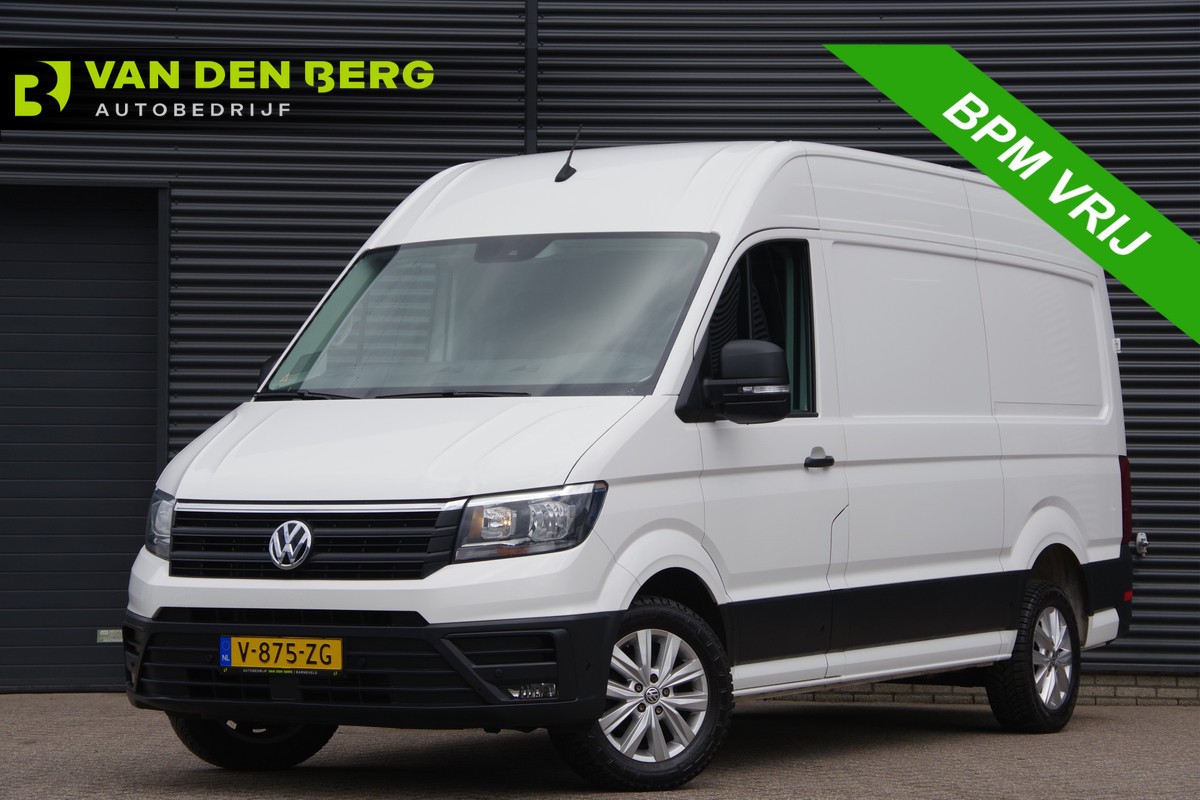 Volkswagen Crafter 35 2.0 TDI L3H3(L2H2) 140PK AUT. TREKHAAK, CAMERA, NAVI, CRUISE, DAB, AIRCO, PARKEERSENSOREN, APPLE CARPLAY, NL AUTO, NAP