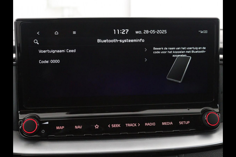 Kia Ceed 1.0 T-GDi DynamicPlusLine | Stoel & stuurverwarming | Trekhaak | Carplay | Camera | Half leder | Navigatie | Keyless