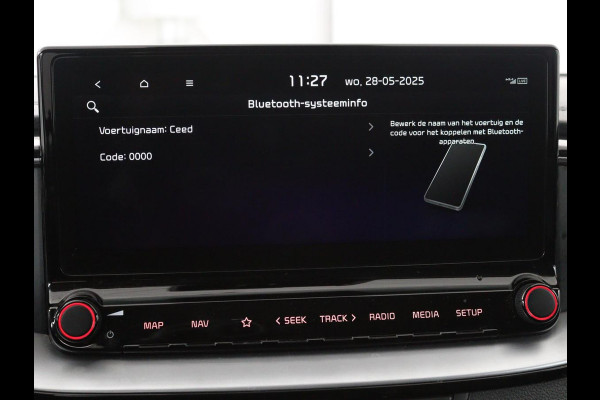 Kia Ceed 1.0 T-GDi DynamicPlusLine | Stoel & stuurverwarming | Trekhaak | Carplay | Camera | Half leder | Navigatie | Keyless