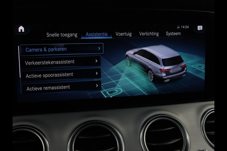 Mercedes-Benz E-Klasse 300de Avantgarde | Schuifdak | Stoelverwarming | Carplay | Sfeerverlichting | Trekhaak | 360 camera | Navigatie | Full LED