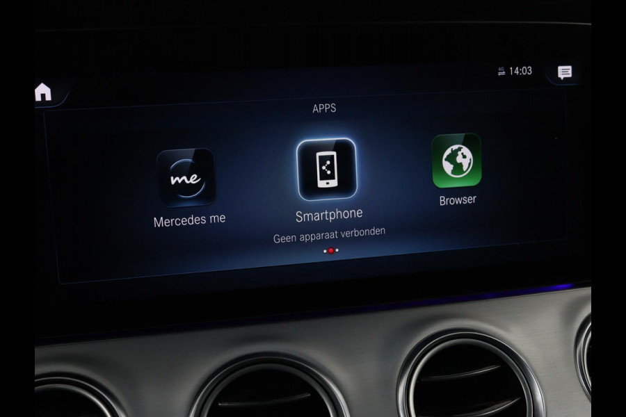 Mercedes-Benz E-Klasse 300de Avantgarde | Schuifdak | Stoelverwarming | Carplay | Sfeerverlichting | Trekhaak | 360 camera | Navigatie | Full LED