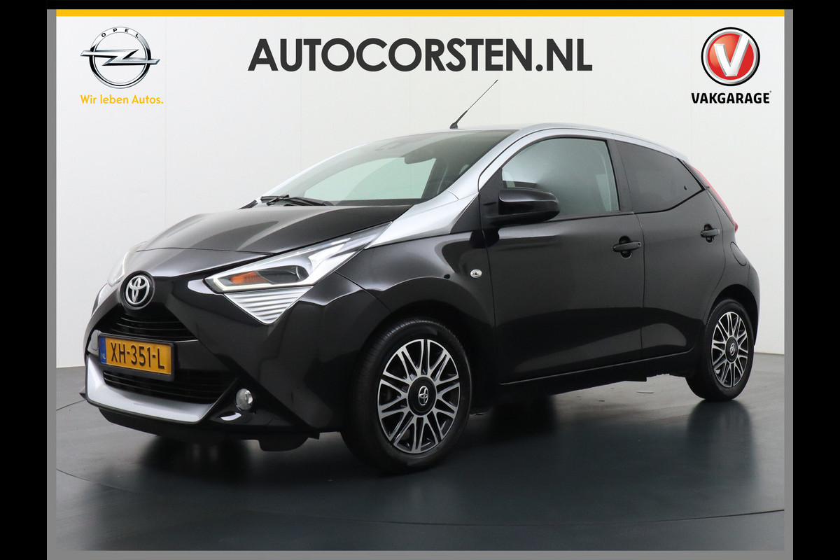 Toyota Aygo 1.0VVT-i 73PK Automaat X-clusiv Apple Carplay Android Auto Navi Ecc Camera DAB Bluetooth Miracast Usb Mirrorlink Wifi Privacy Glas Led Rijstrooksensor