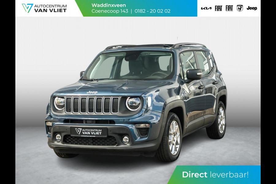 Jeep Renegade 1.5T e-Hybrid Altitude | Adapt. Cruise | Schuif/Kanteldak | Keyless | BSM | Navi | Apple Carplay | Uit voorraad leverbaar !