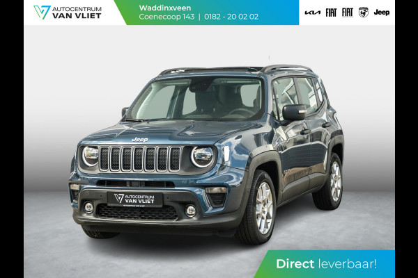 Jeep Renegade 1.5T e-Hybrid Altitude | Adapt. Cruise | Schuif/Kanteldak | Keyless | BSM | Navi | Apple Carplay | Uit voorraad leverbaar !