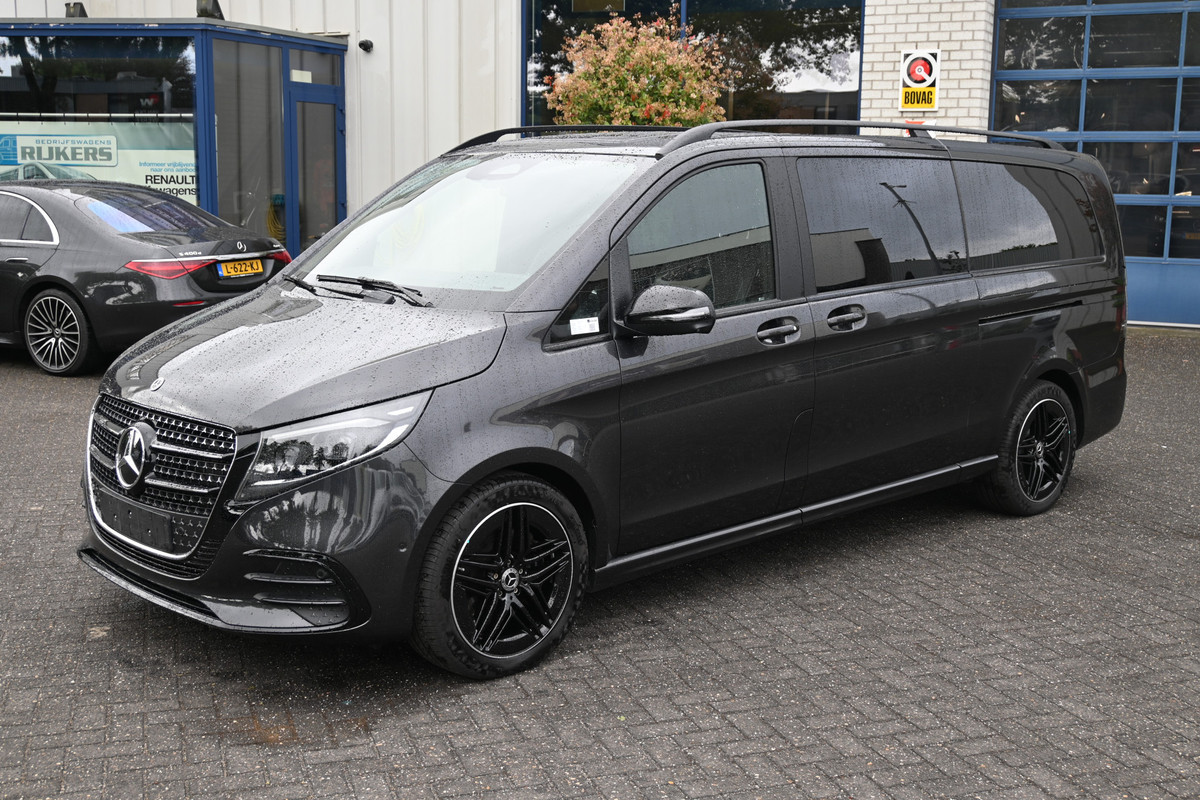 Mercedes-Benz V-Klasse 300 DC L3 Avantgarde AMG pakket, Geventileerde en verwarmde stoelen met memory Burmester, Alarm klasse 3 Mercedes-Benz V-Klasse 300 DC L3 Avantgarde AMG pakket, Geventileerde en verwarmde stoelen met memory Burmester, Alarm klasse 3