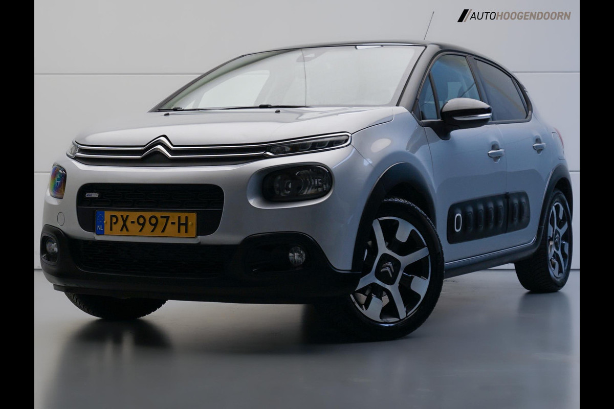 Citroën C3 1.2 PureTech Shine (APPLE CARPLAY,LED VERLICHTING,NAVIGATIE,LANE-ASSIST,CLIMATE,CRUISE,CAMERA,LM-VELGEN,TOPCONDITIE)