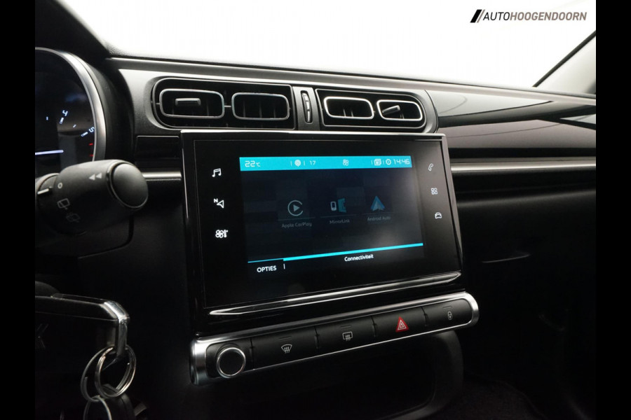 Citroën C3 1.2 PureTech Shine (APPLE CARPLAY,LED VERLICHTING,NAVIGATIE,LANE-ASSIST,CLIMATE,CRUISE,CAMERA,LM-VELGEN,TOPCONDITIE)