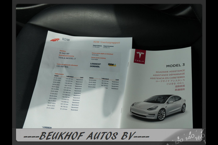 Tesla Model 3 Standard RWD Plus 60 kWh 19inch Pano Cam Leer